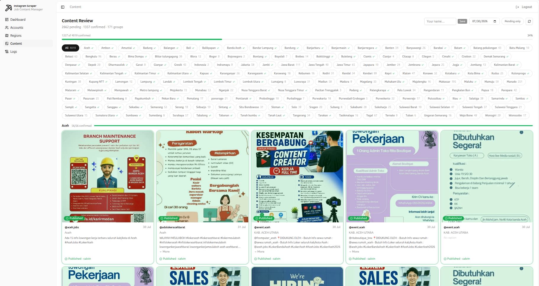 Jobs Scraper — 2